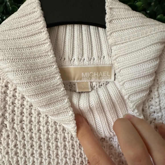 Michael Kors high neck white jumper size S - Picture 2 of 3